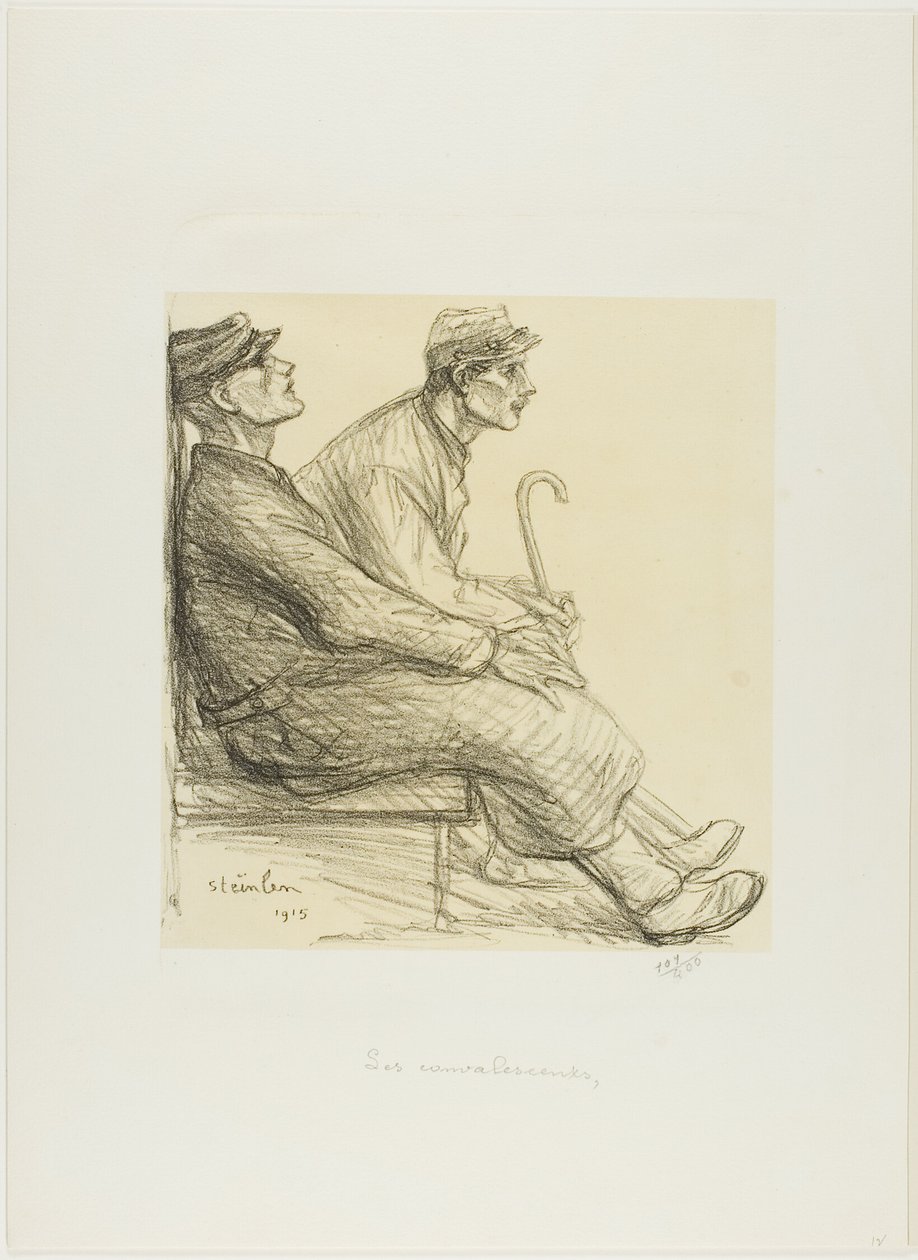 Rekonwalescenci autorstwa Théophile Alexandre Pierre Steinlen