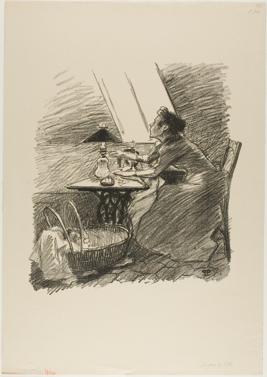 Radość lata autorstwa Théophile Alexandre Pierre Steinlen