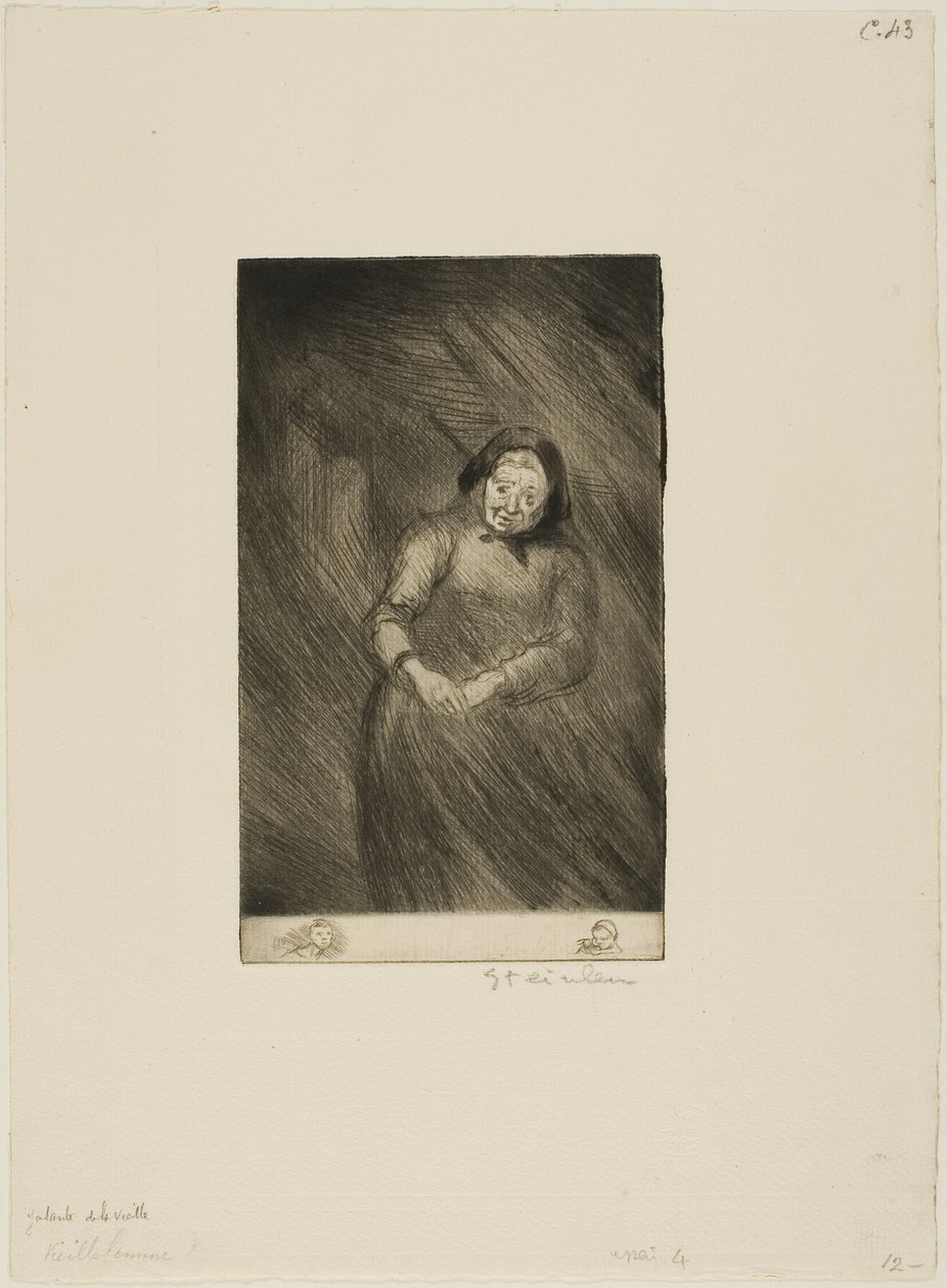 Stary gaduła autorstwa Théophile Alexandre Pierre Steinlen