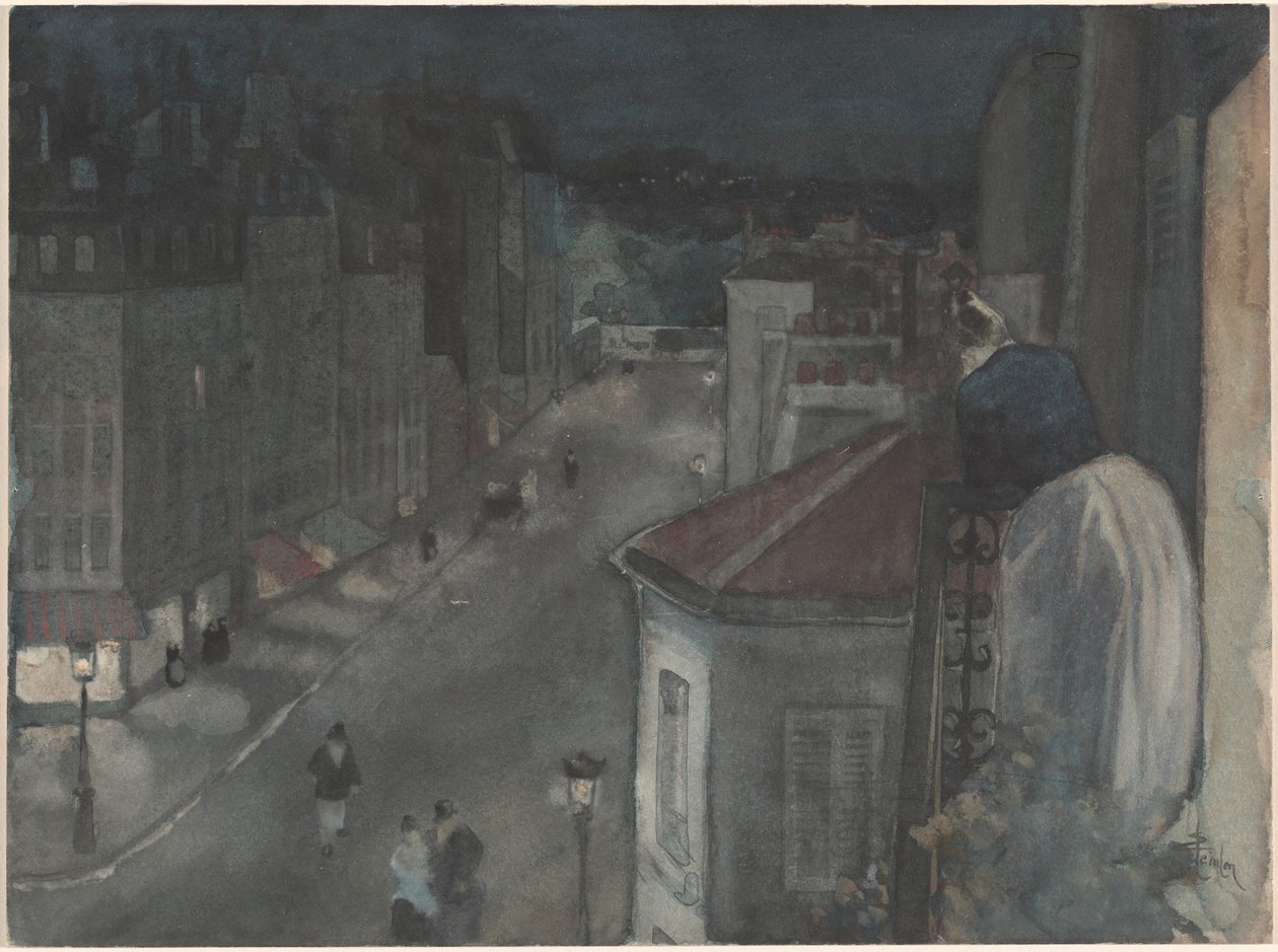 Z szóstego piętra autorstwa Théophile Alexandre Steinlen