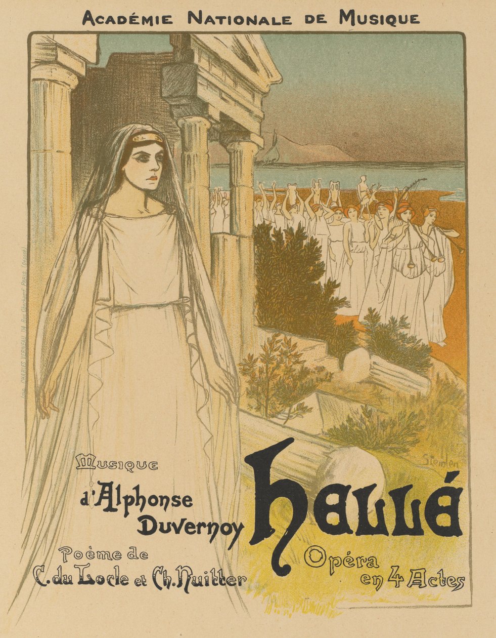 Helle, 1896. autorstwa Théophile Alexandre Steinlen