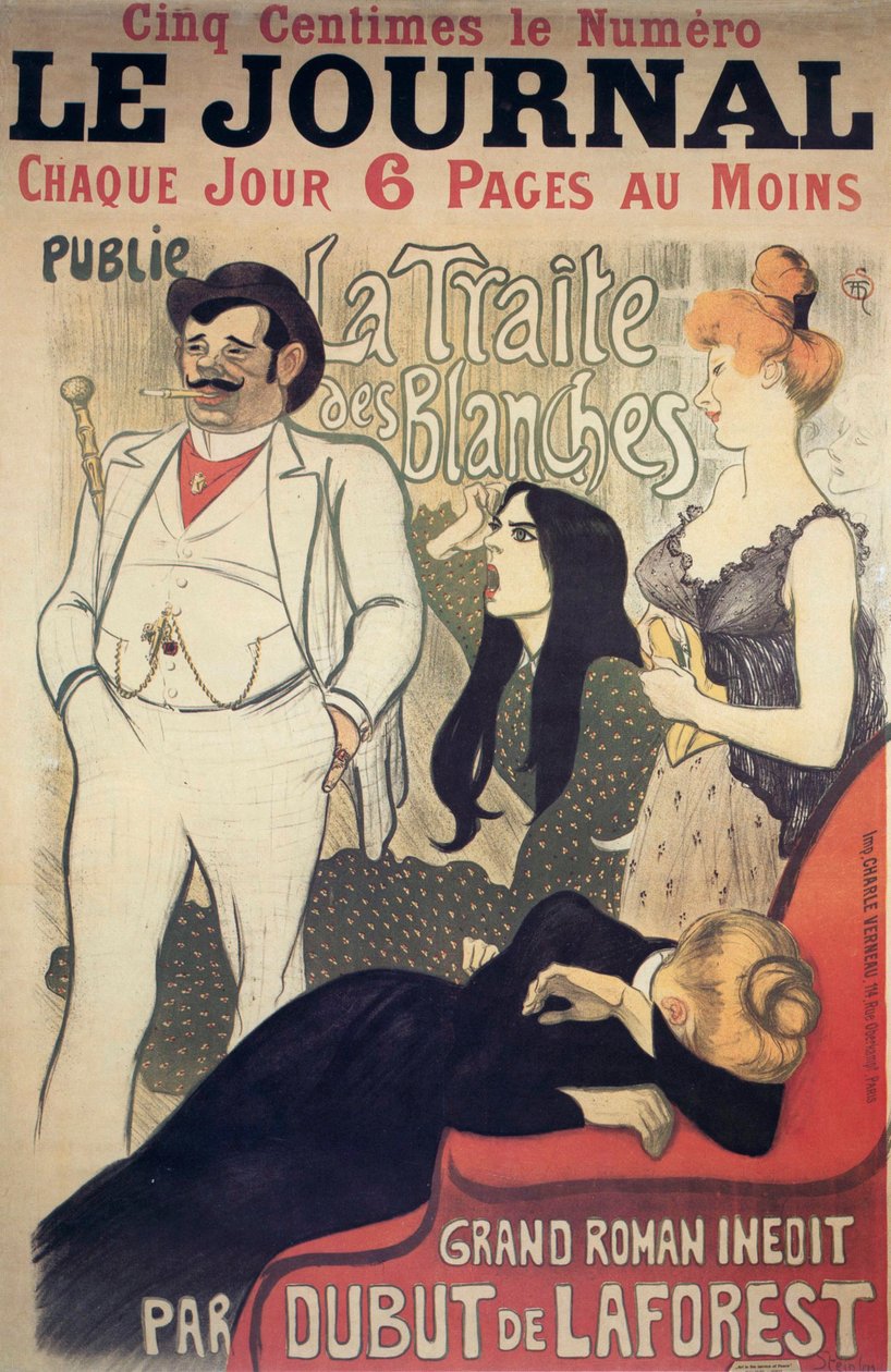 Dziennik”, plakat, 1899. autorstwa Théophile Alexandre Steinlen