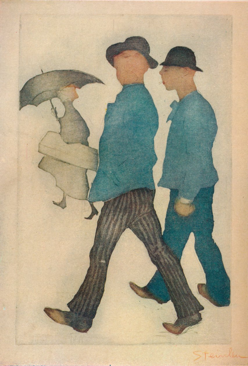 Dwa żigolaki, 1898. autorstwa Théophile Alexandre Steinlen