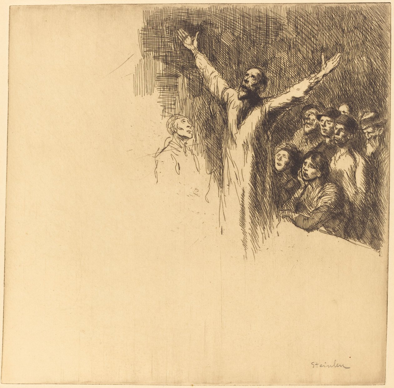 prorok autorstwa Théophile Alexandre Steinlen