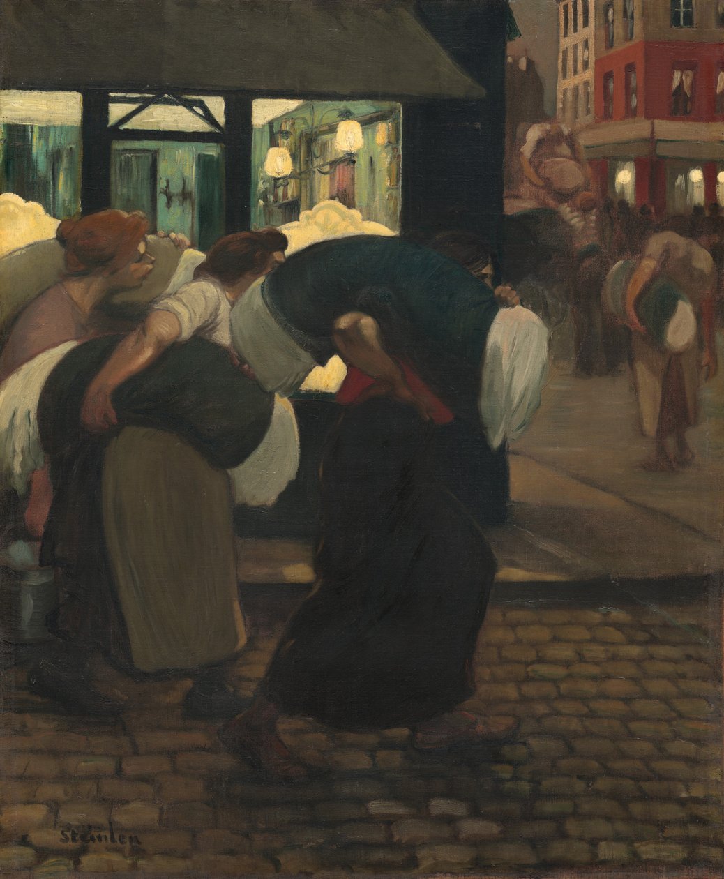Praczki, 1899. autorstwa Théophile Alexandre Steinlen