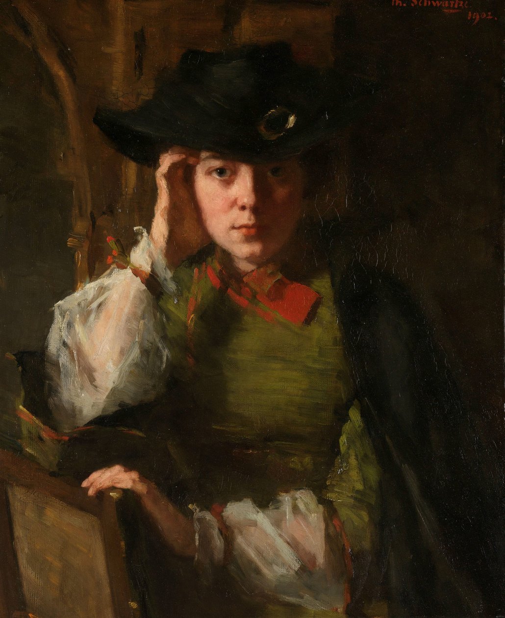 Portret Lizzy Ansingh autorstwa Thérèse Schwartze