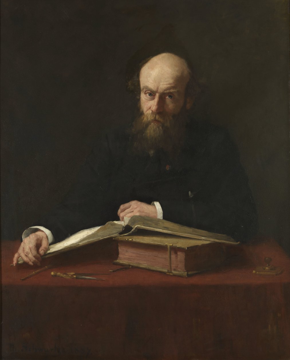 Portret dr. P.J.H. Cuypers (1827-1921) autorstwa Thérèse Schwartze