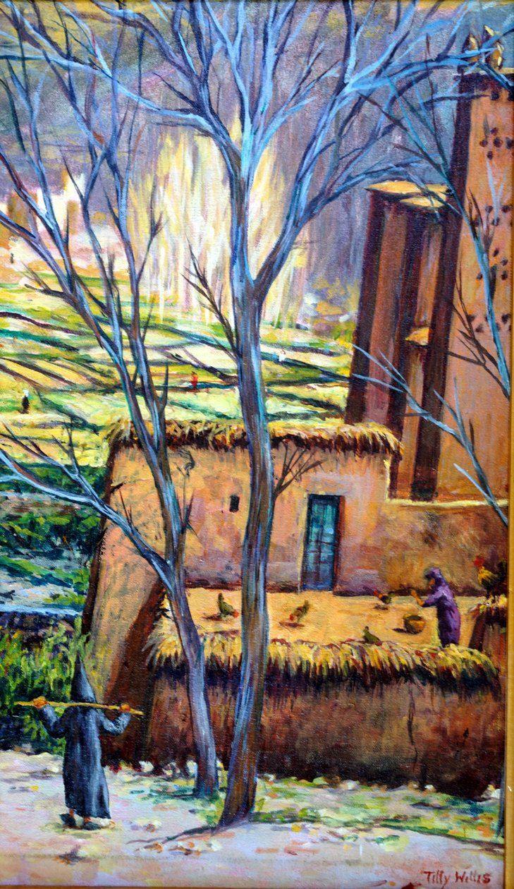 Marokańska wioska Kasbah autorstwa Tilly Willis