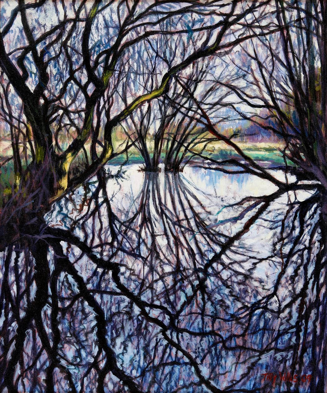 Refleksje nad stawem, 2009 autorstwa Tilly Willis