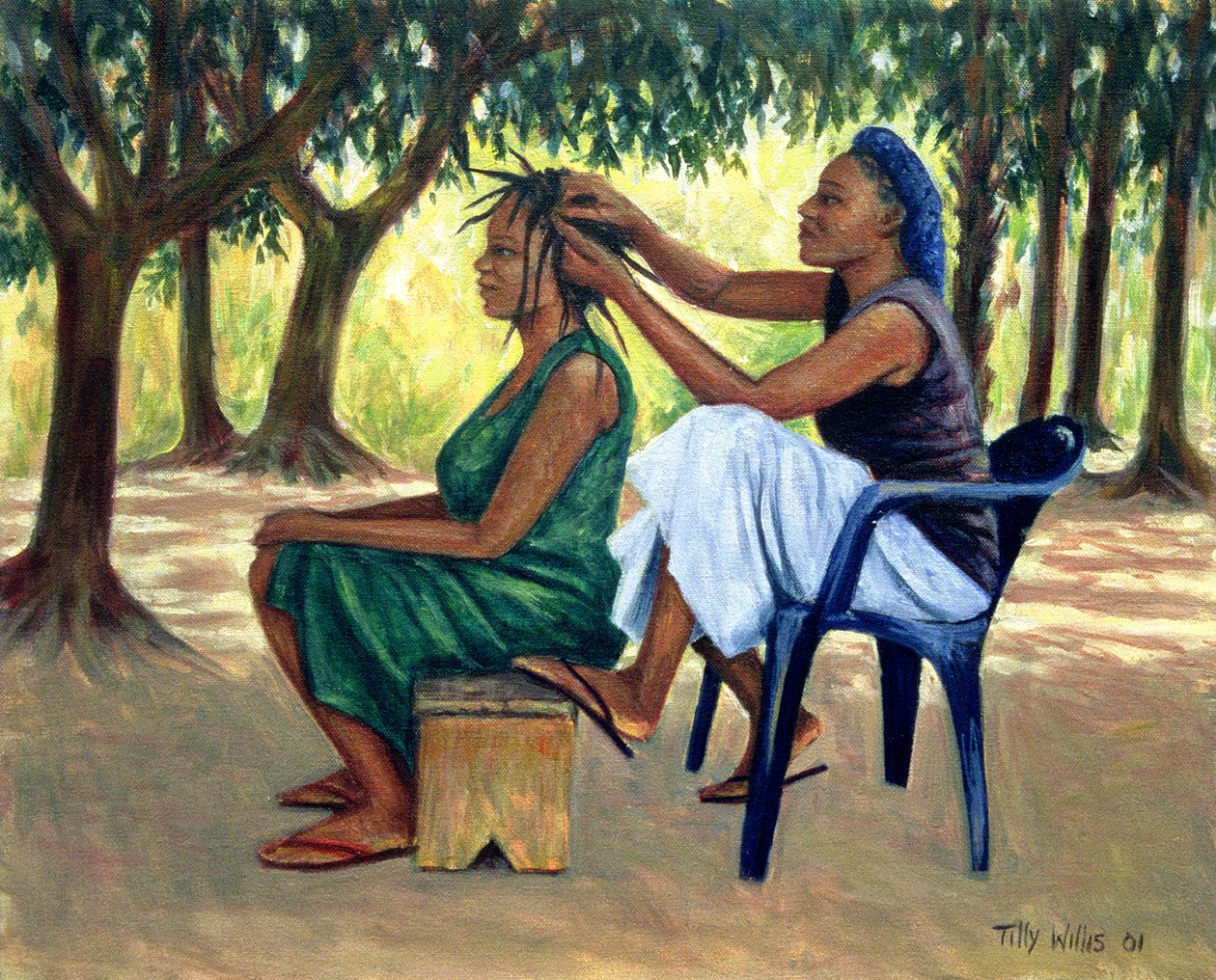 Fryzjer, 2001 autorstwa Tilly Willis