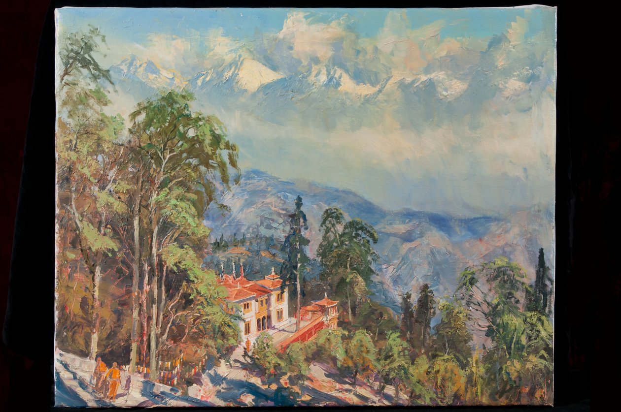 Klasztor Busty Bhutia, Darjeeling autorstwa Tim Scott Bolton