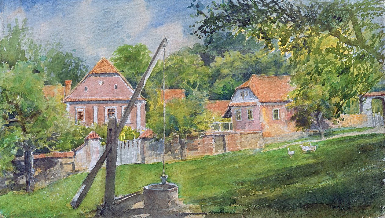 Mesendorf, Transylwania, 2001 (wc na papierze) autorstwa Tim Scott Bolton