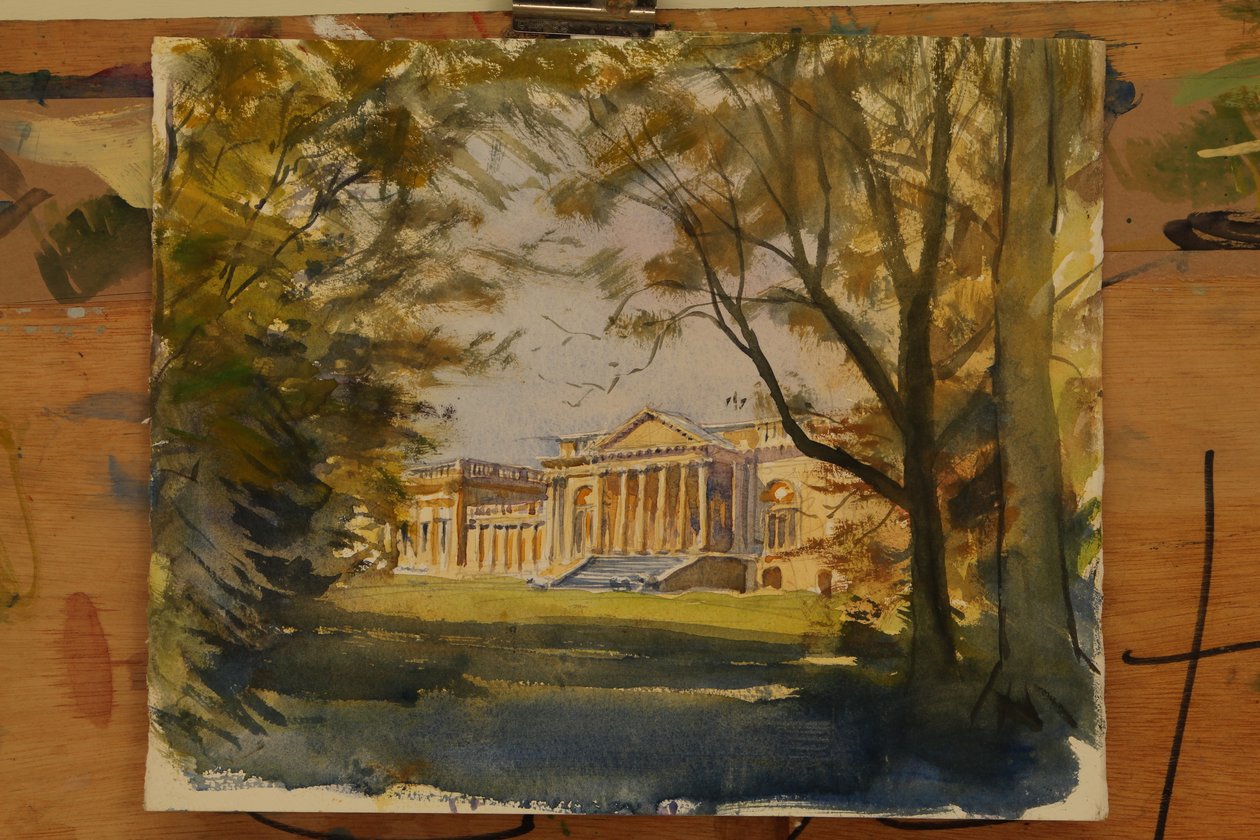 Stowe, front południowy autorstwa Tim Scott Bolton