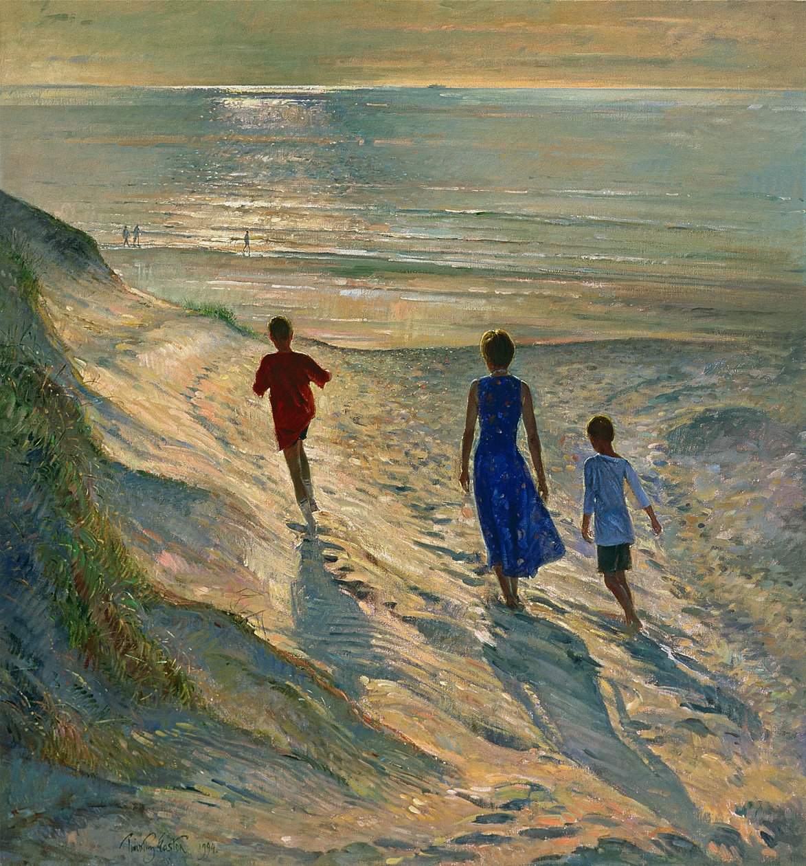 Spacer po plaży, 1994 autorstwa Timothy Easton