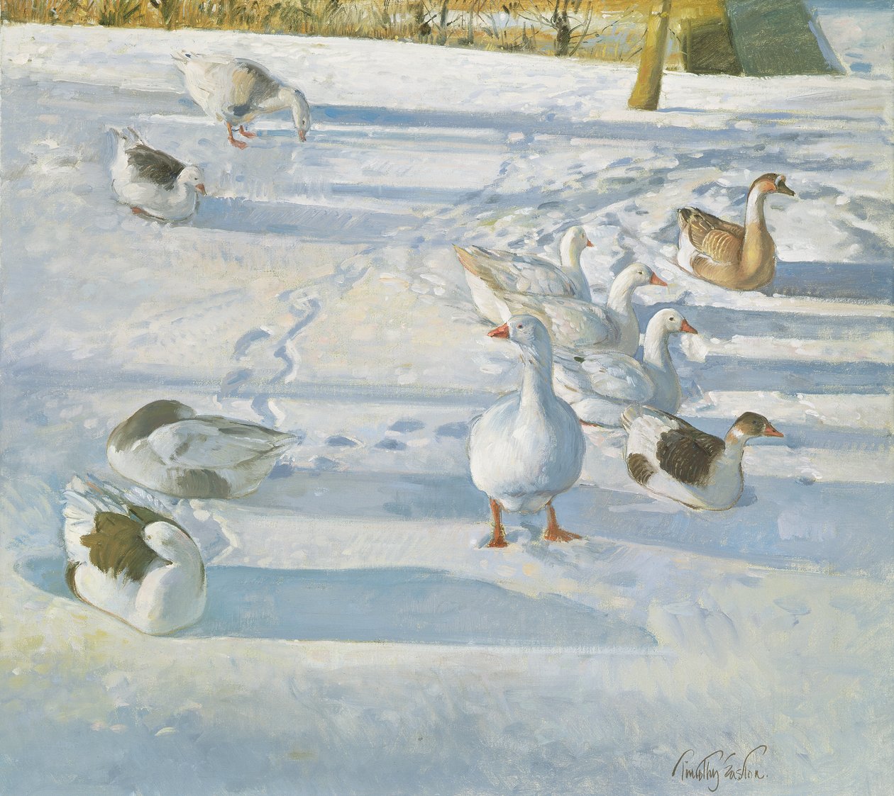 Odpoczynek na zboczu autorstwa Timothy Easton