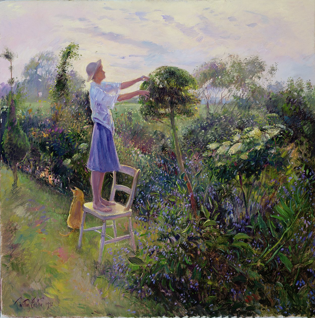 Zachód słońca, 1992 autorstwa Timothy Easton