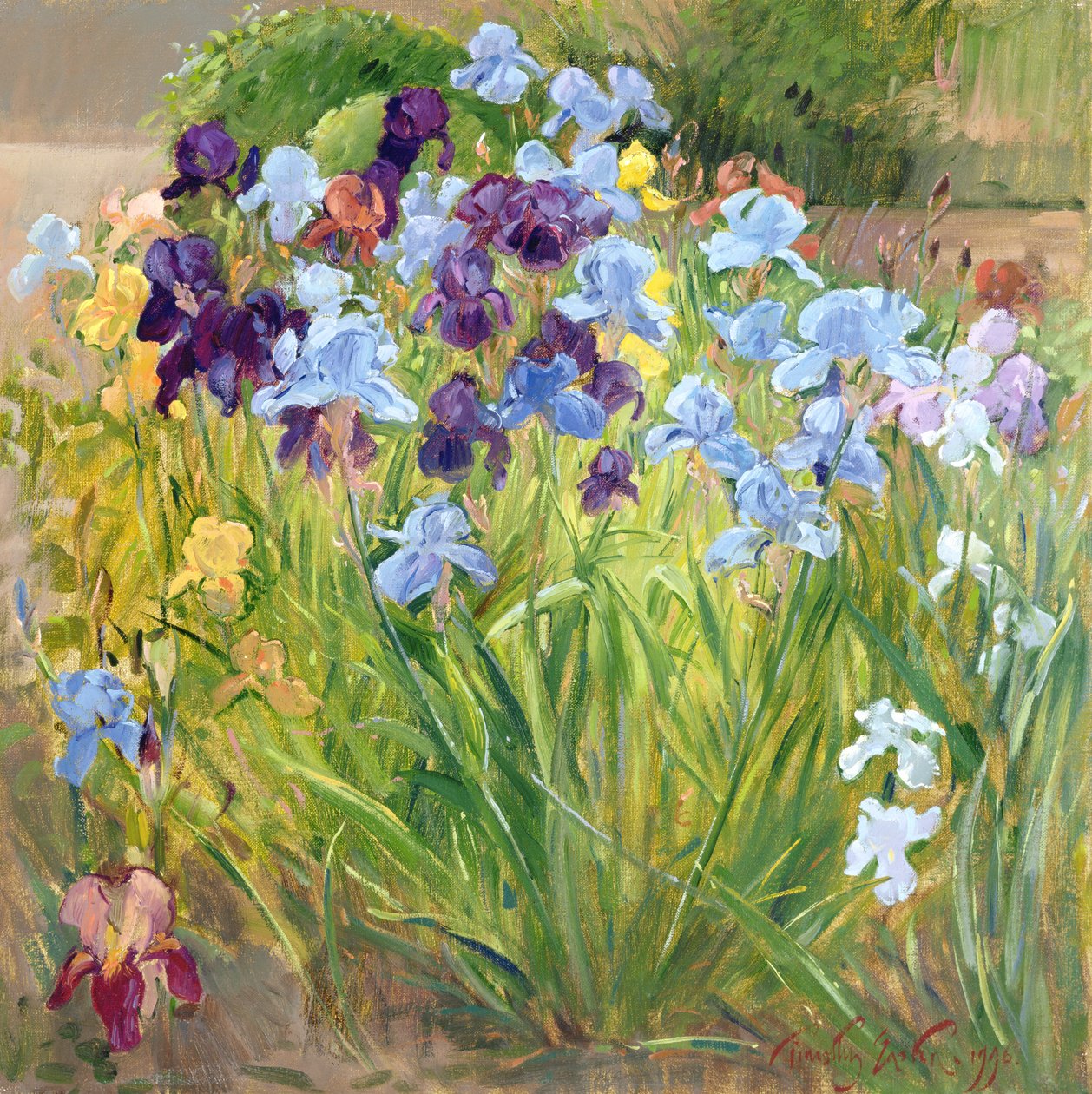 Łóżko tęczówki, Bedfield, 1996 autorstwa Timothy Easton