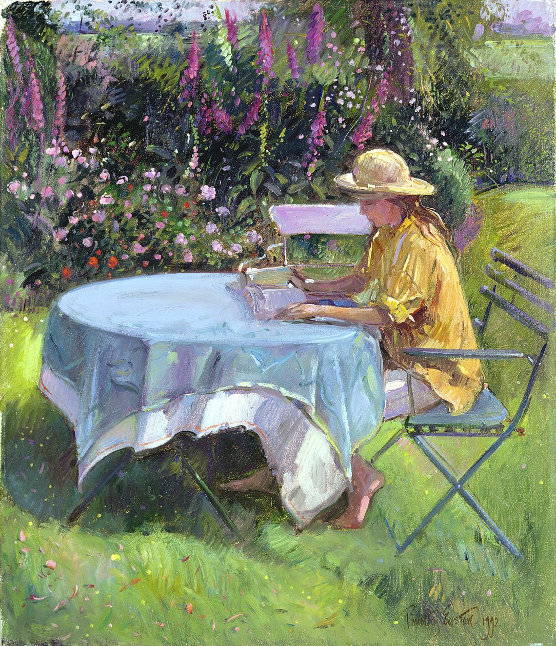 Poranna lektura, 1992 autorstwa Timothy Easton