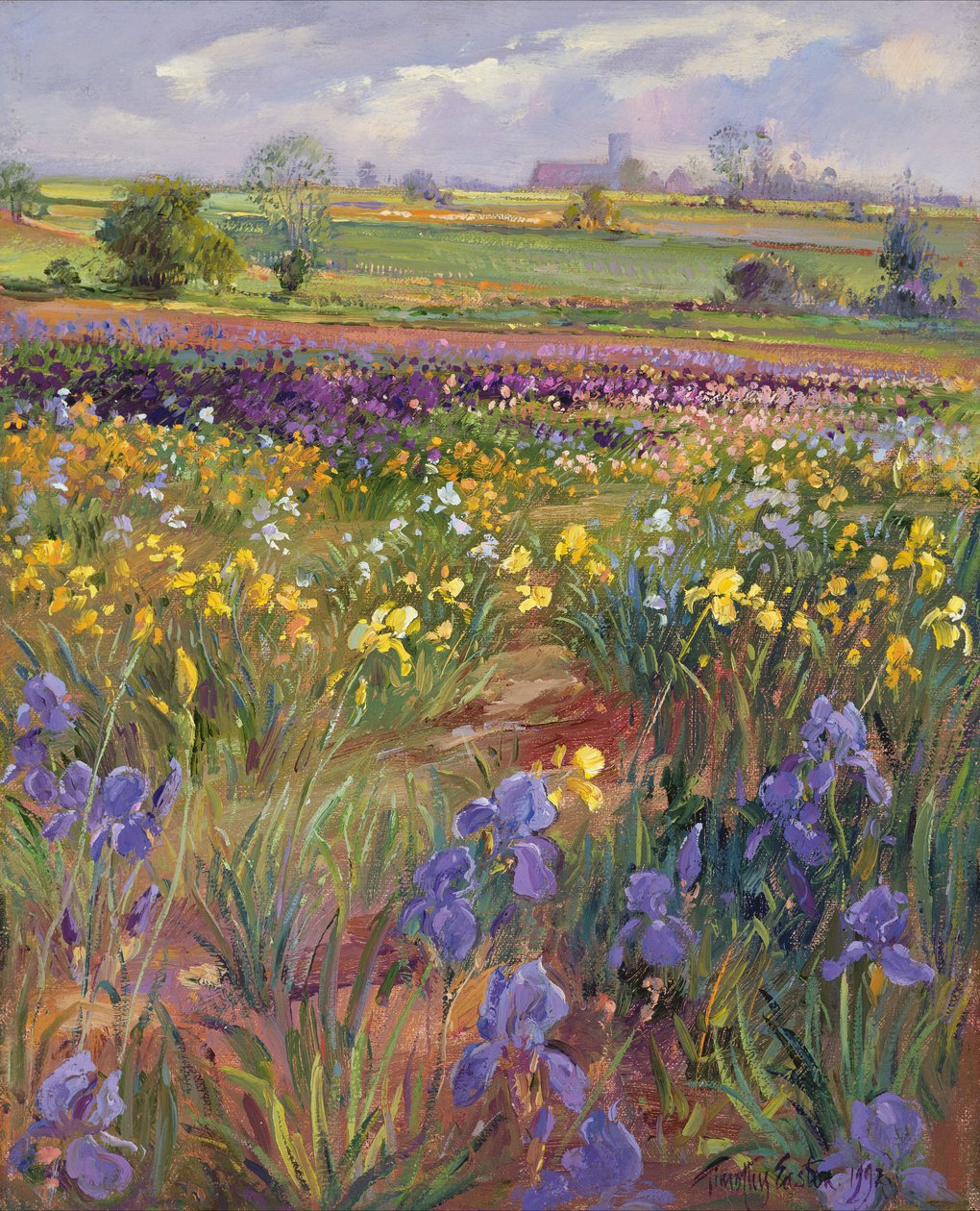 W stronę kościoła Burgate autorstwa Timothy Easton