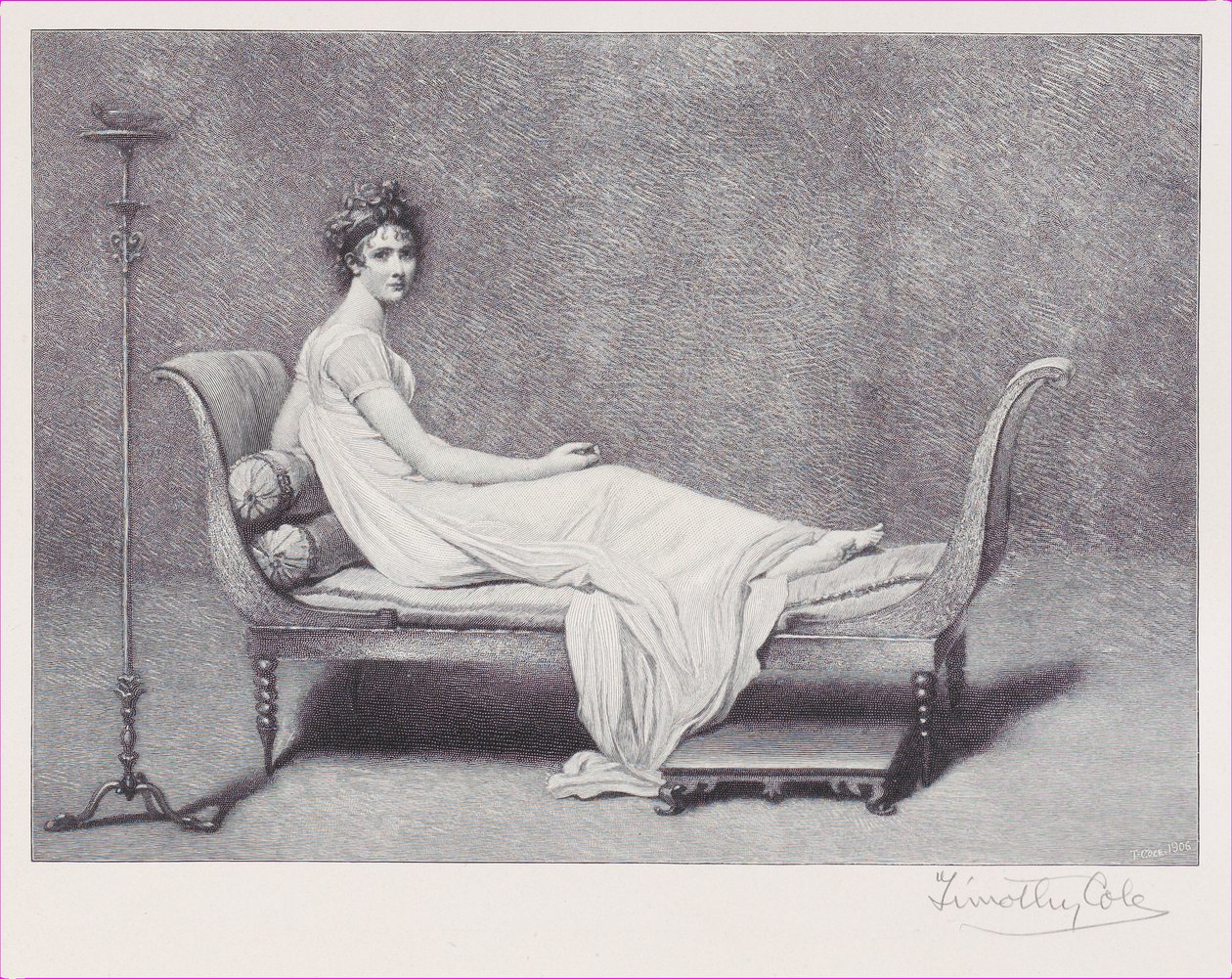 Madame Recamier, 1909., 1909. autorstwa Timothy Cole
