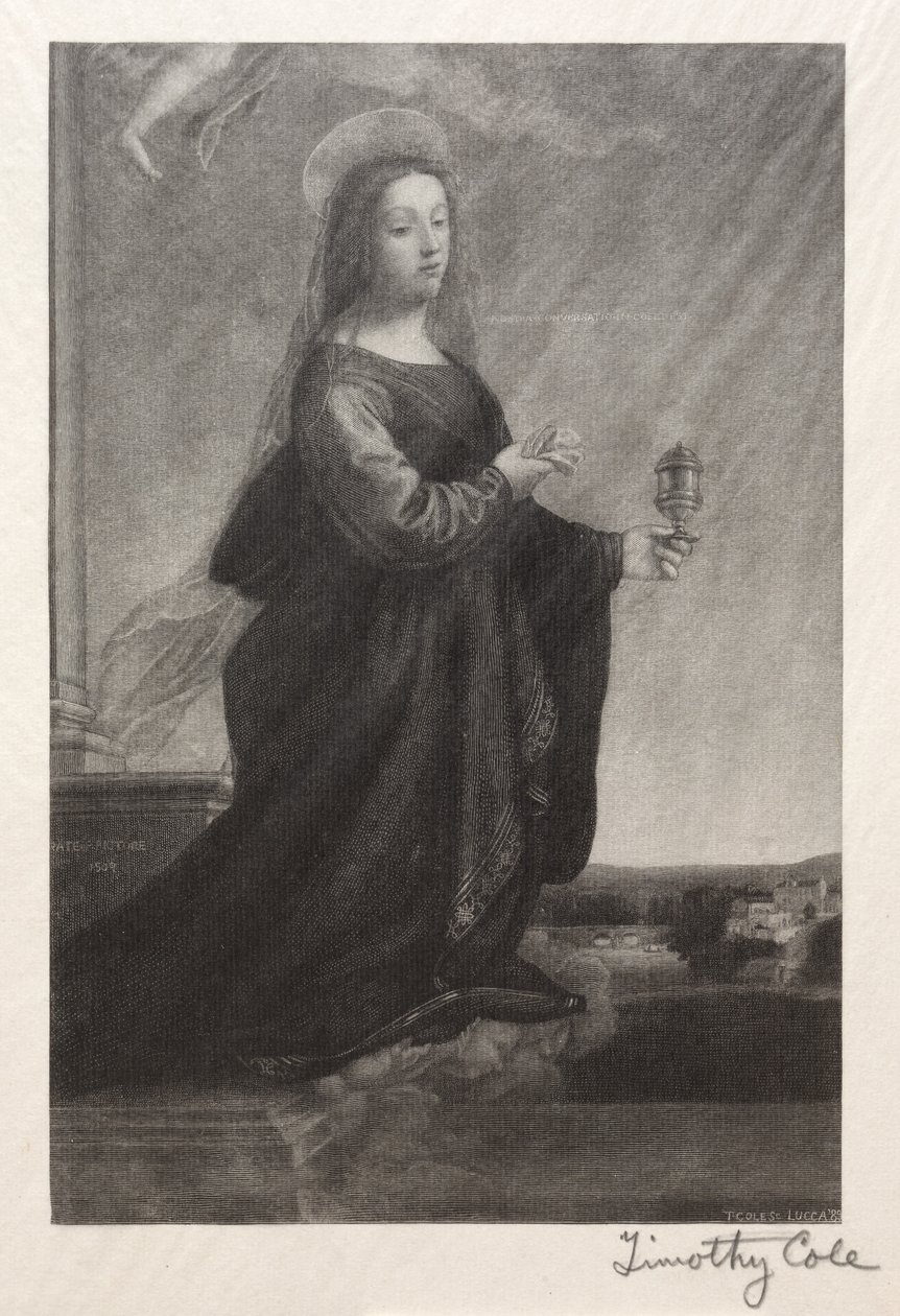 Starzy włoscy mistrzowie: Maria Magdalena, 1889. autorstwa Timothy Cole