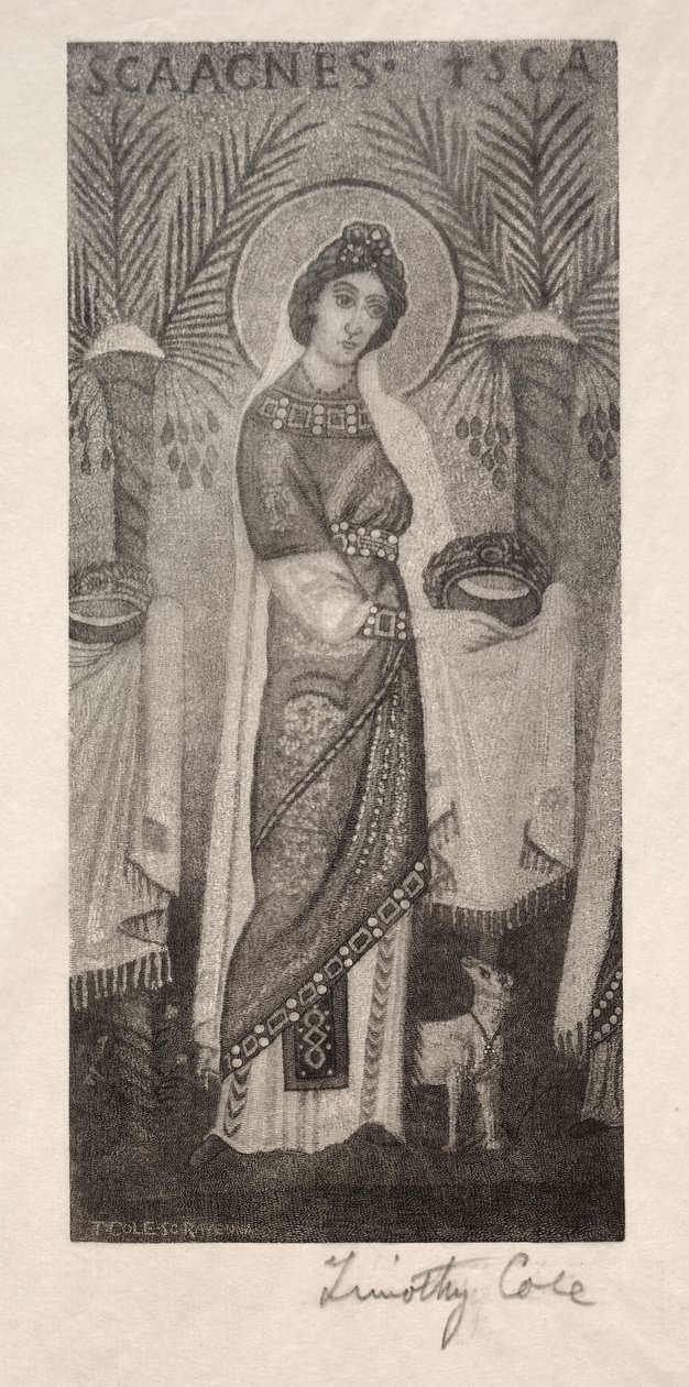 Starzy włoscy mistrzowie: Św. Agnieszka, 1888-1892. autorstwa Timothy Cole