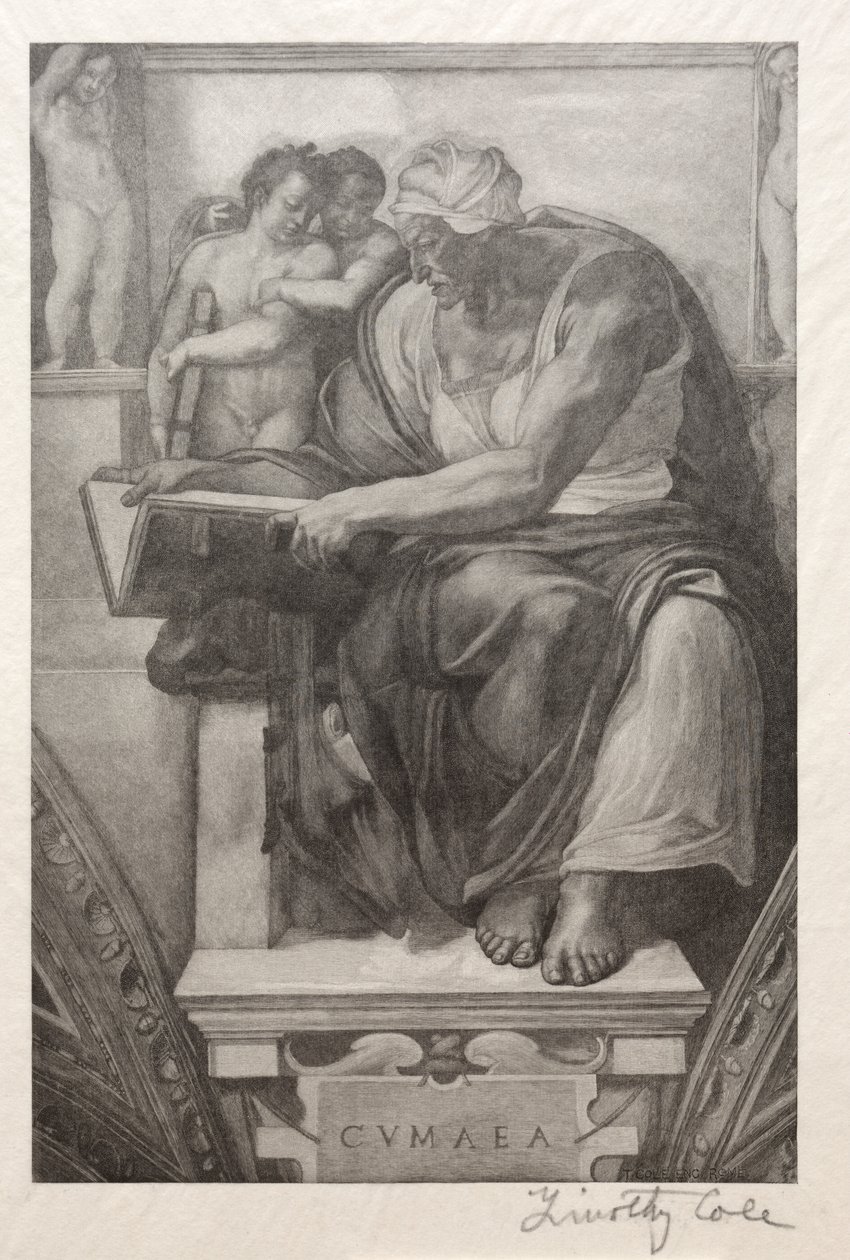 Starzy włoscy mistrzowie: Sybilla Kumejska, 1888-1892. autorstwa Timothy Cole