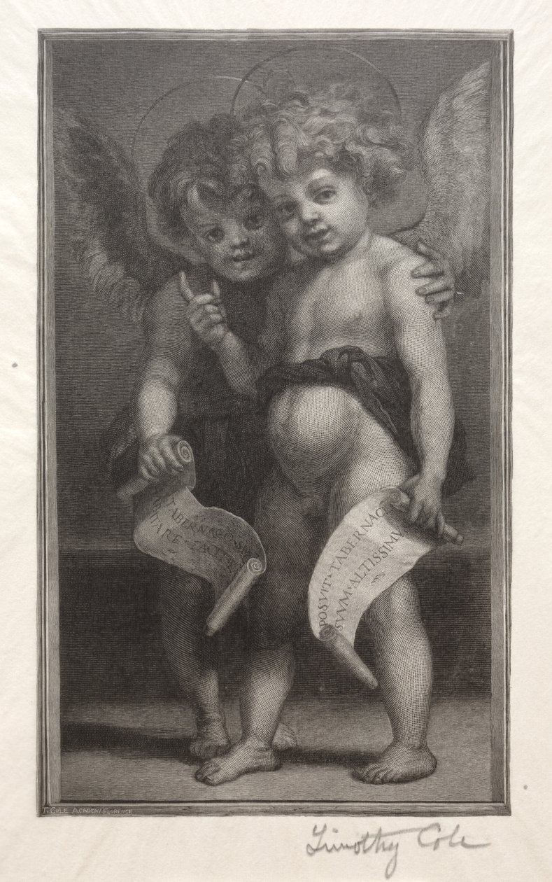 Starzy włoscy mistrzowie: Dwa anioły dzieci, 1888-1892. autorstwa Timothy Cole
