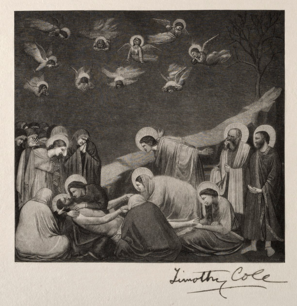 Złożenie do grobu, 1887. autorstwa Timothy Cole