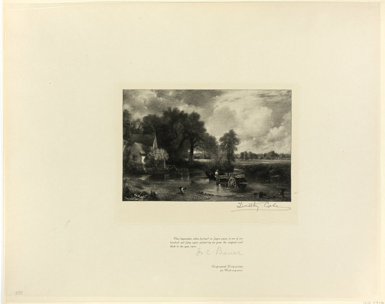 The Hay Wain, od Old English Masters autorstwa Timothy Cole
