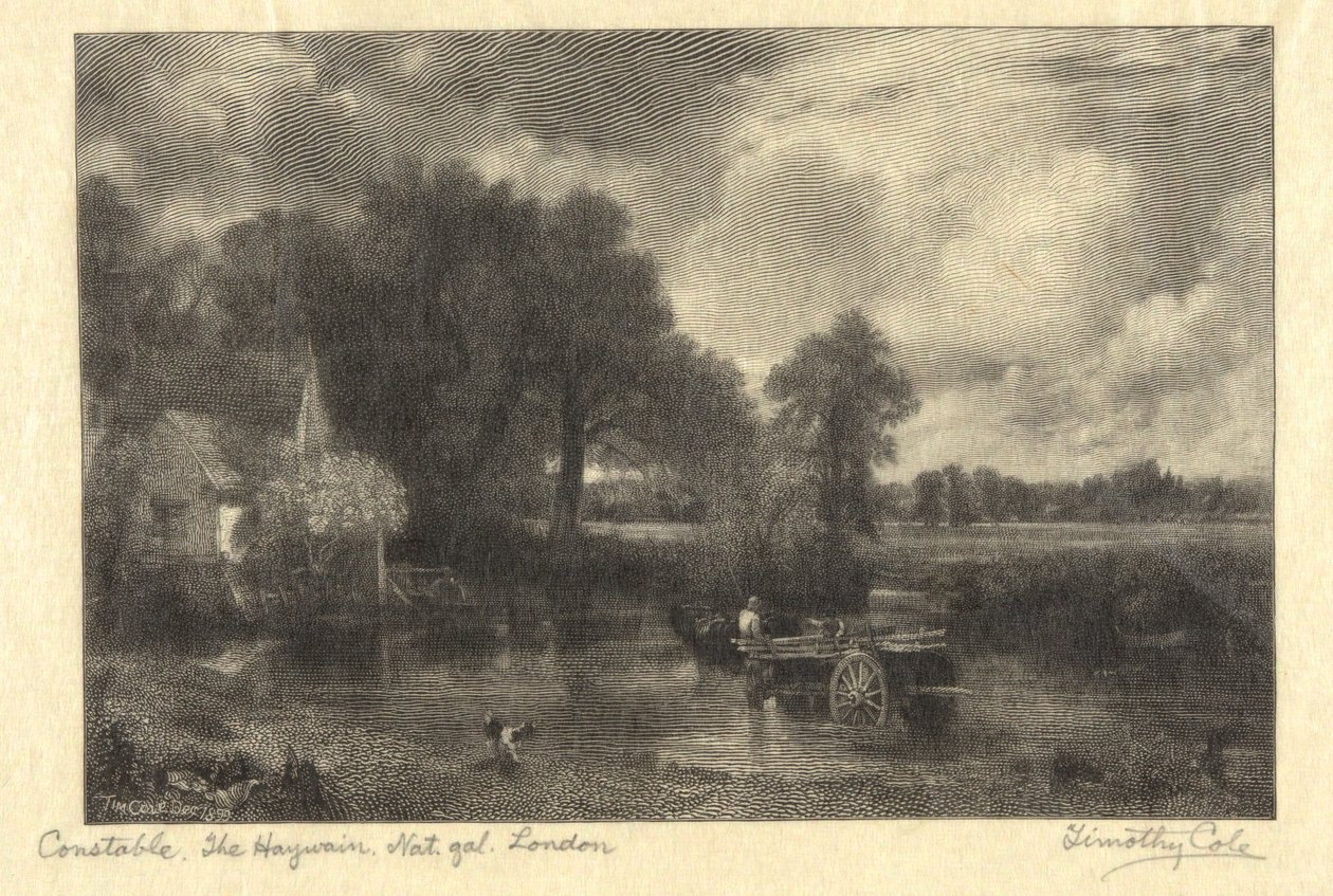 Bez tytułu (po Constable autorstwa Timothy Cole