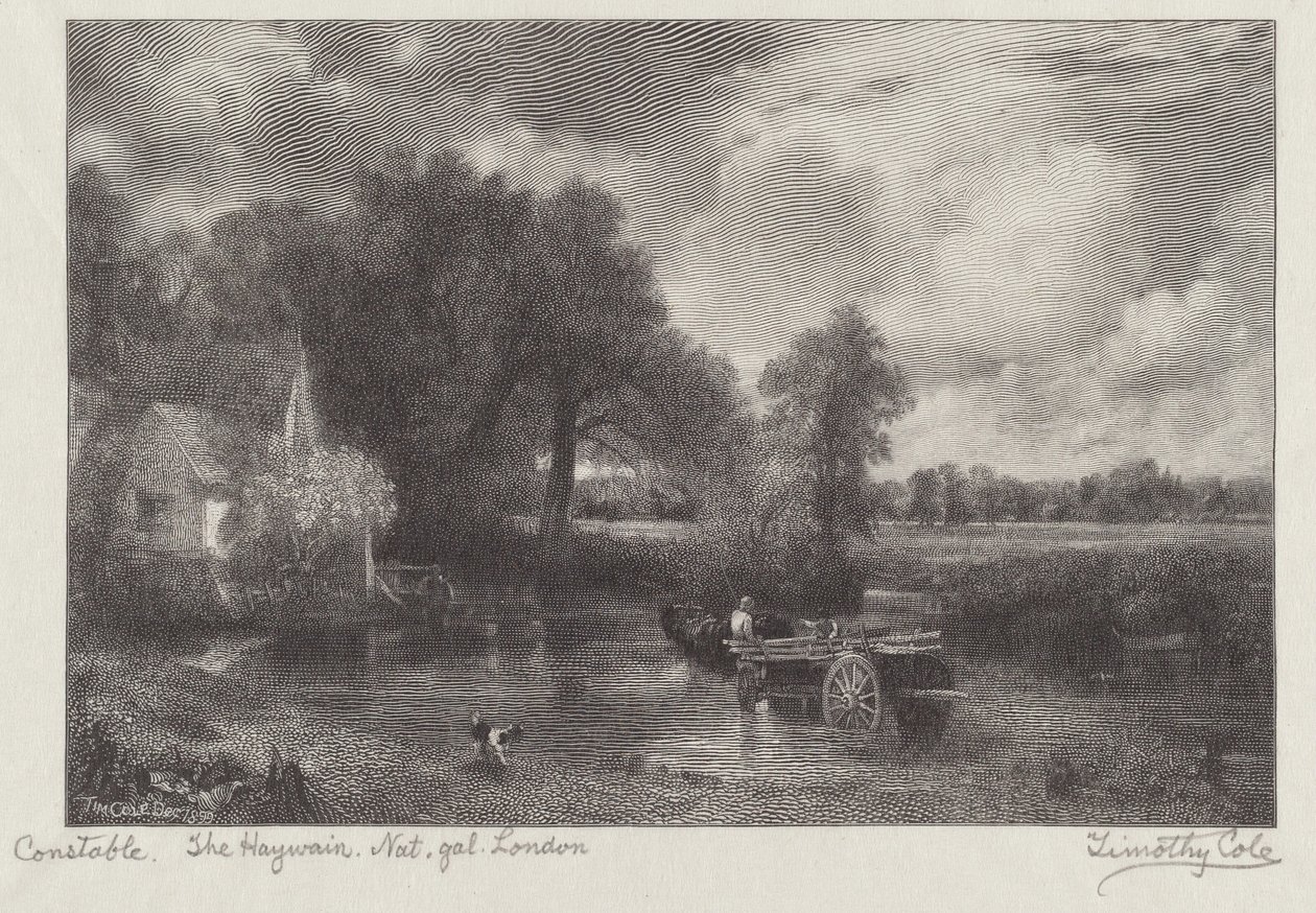 Sianokiszonka autorstwa Timothy Cole after John Constable