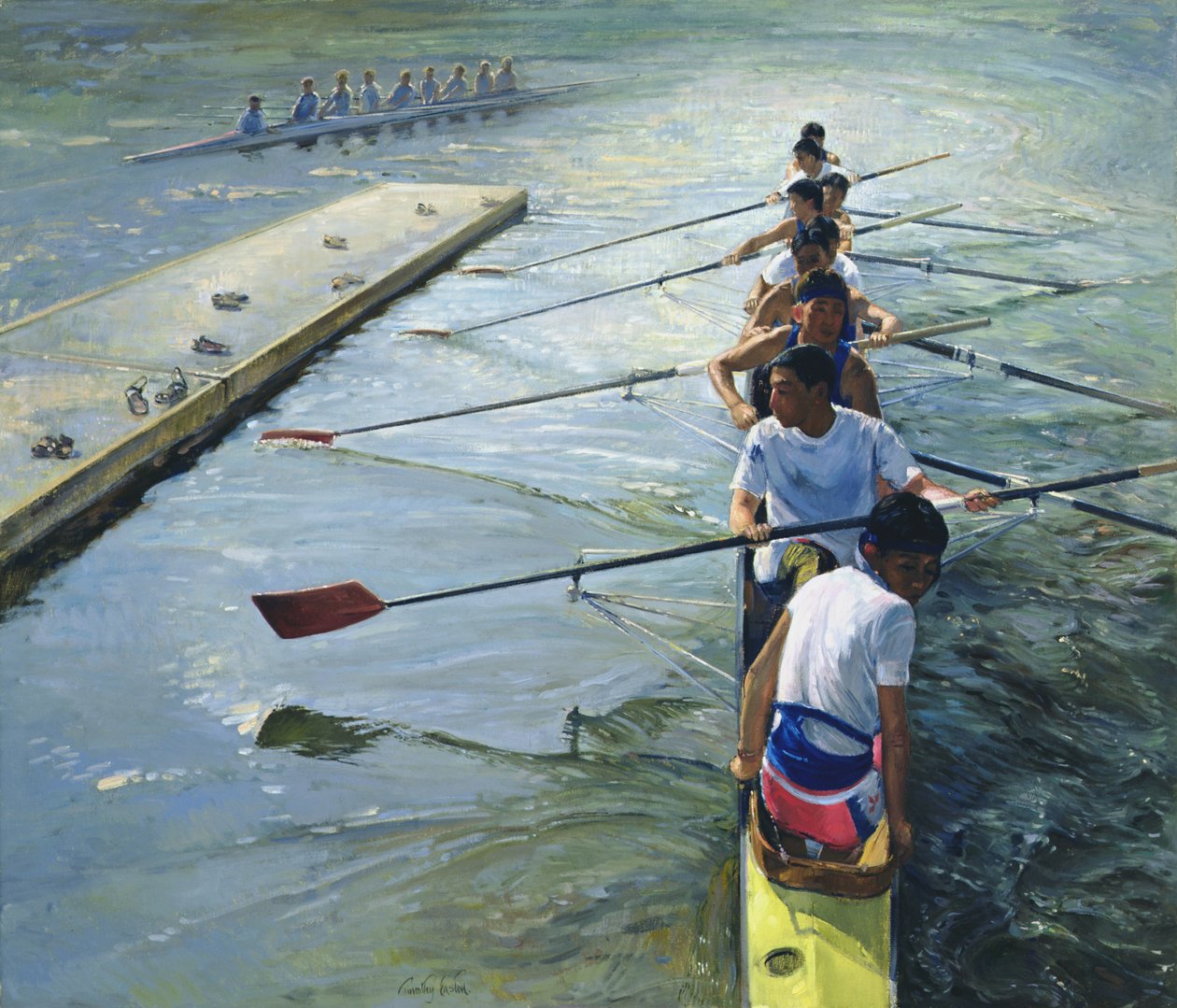 Away from the Raft, Henley autorstwa Timothy Easton