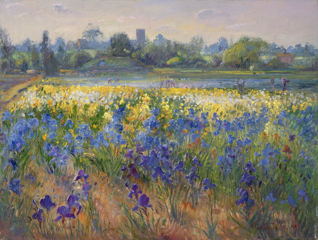 Blue Haze w Burgate, 1993 autorstwa Timothy Easton