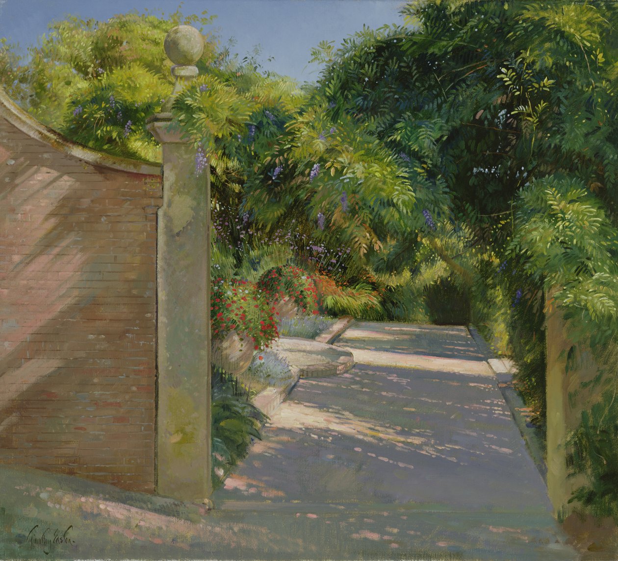 Brama do Ogrodu Słonecznego w Heligan autorstwa Timothy Easton