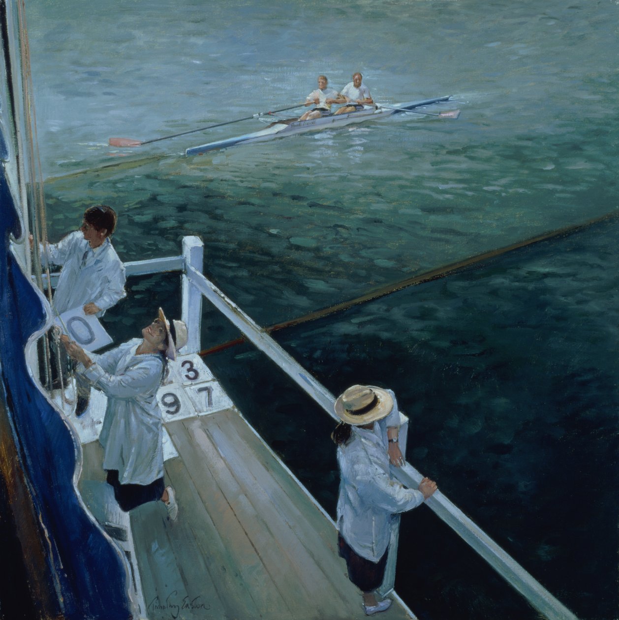 Podnoszenie wyników, Henley autorstwa Timothy Easton