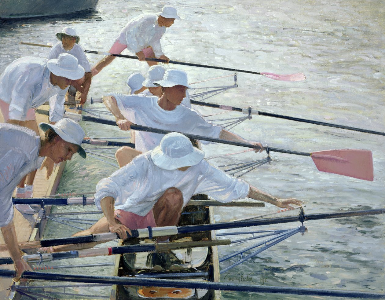 Zabezpieczanie wioseł, Henley autorstwa Timothy Easton