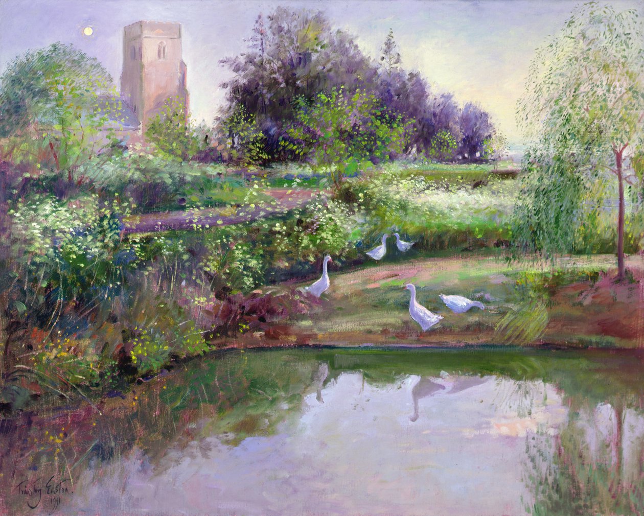 Odbicia o zachodzie słońca autorstwa Timothy Easton
