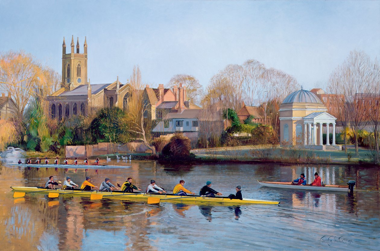 په هیمپټن پولی کې د ژمي روزنه autorstwa Timothy Easton