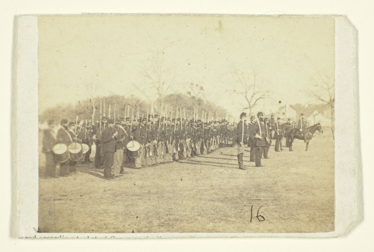 50th Pennsylvania Infantry w formacji paradnej autorstwa Timothy O