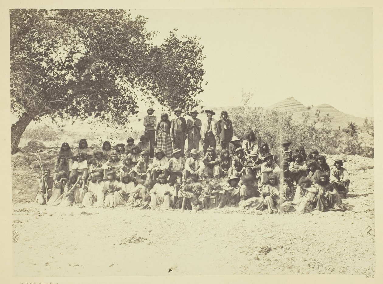 Grupa Indian Pah-Ute, Nevada autorstwa Timothy O