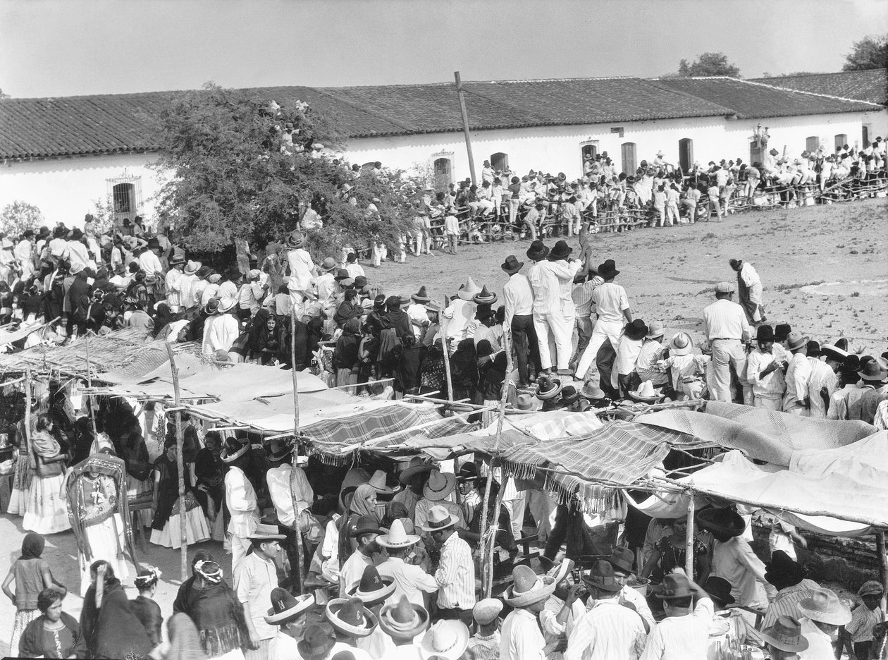 Fiesta w Juchitan, Oaxaca, Meksyk, ok. 1927 autorstwa Tina Modotti