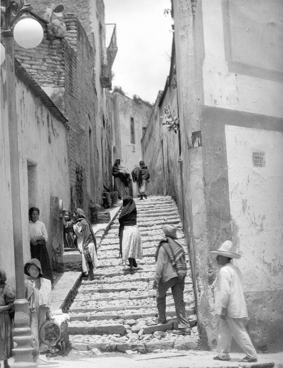 Lane w Tehuantepec, Meksyk, 1929 autorstwa Tina Modotti