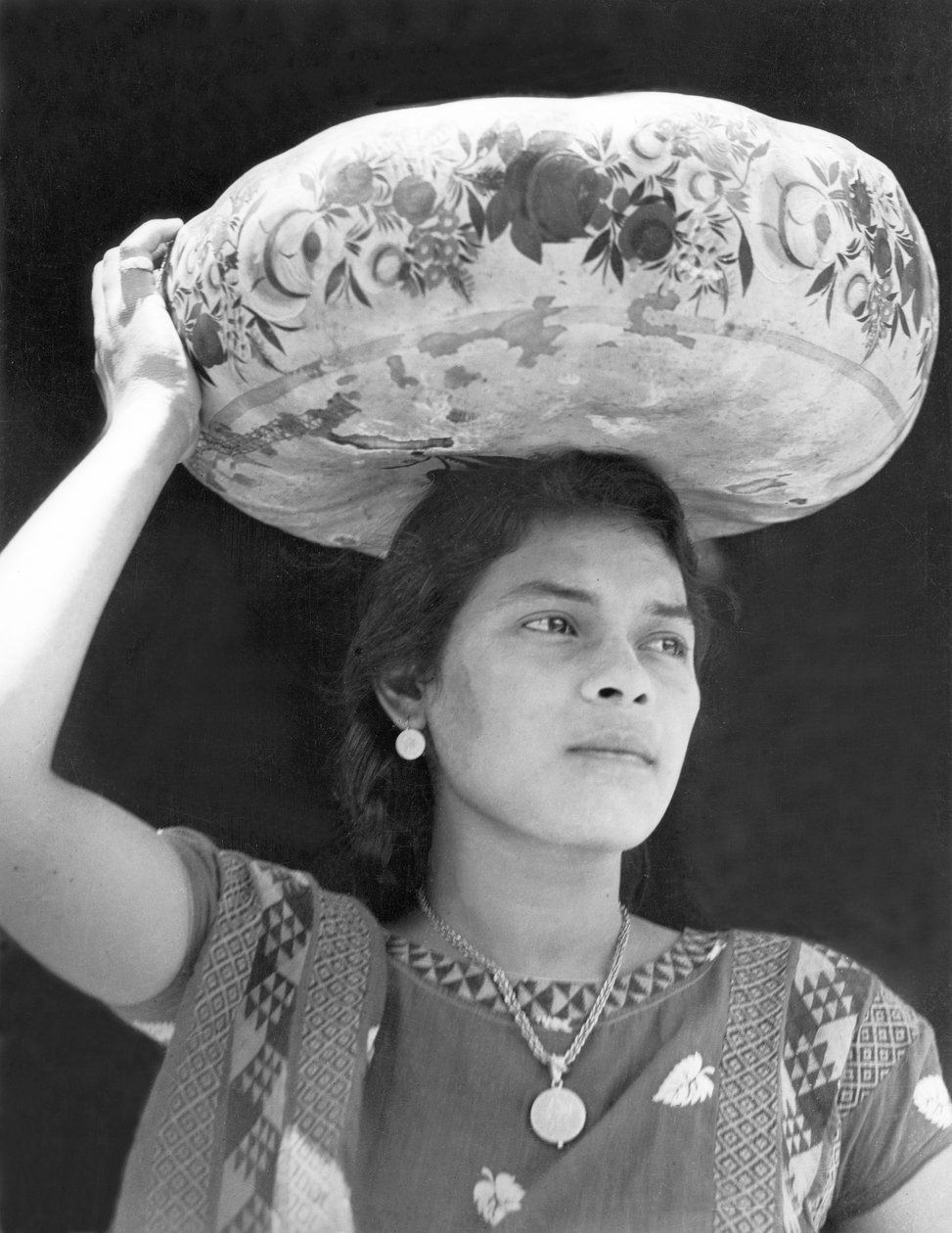 Kobieta w Tehuantepec, Meksyk, 1929 autorstwa Tina Modotti