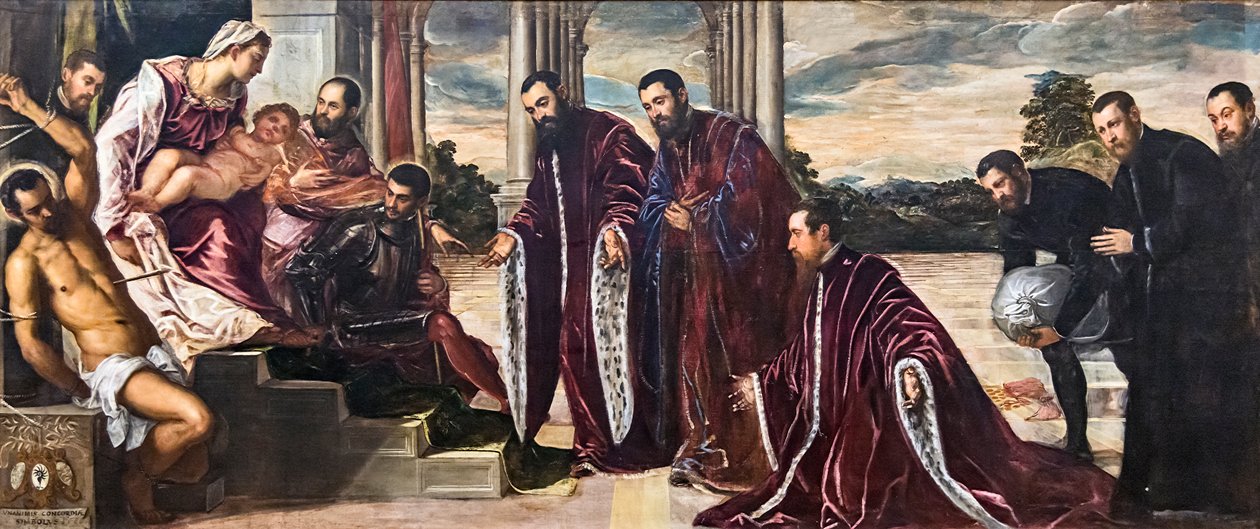 Our Lady of CamerlenghiFrançais: Our Lady of Camerlenghi autorstwa Tintoretto