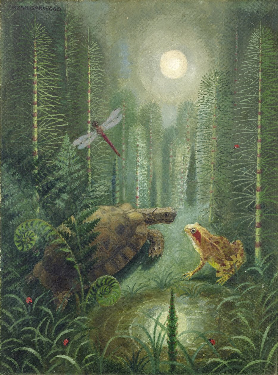 Spotkanie prehistoryczne autorstwa Tirzah Ravilious