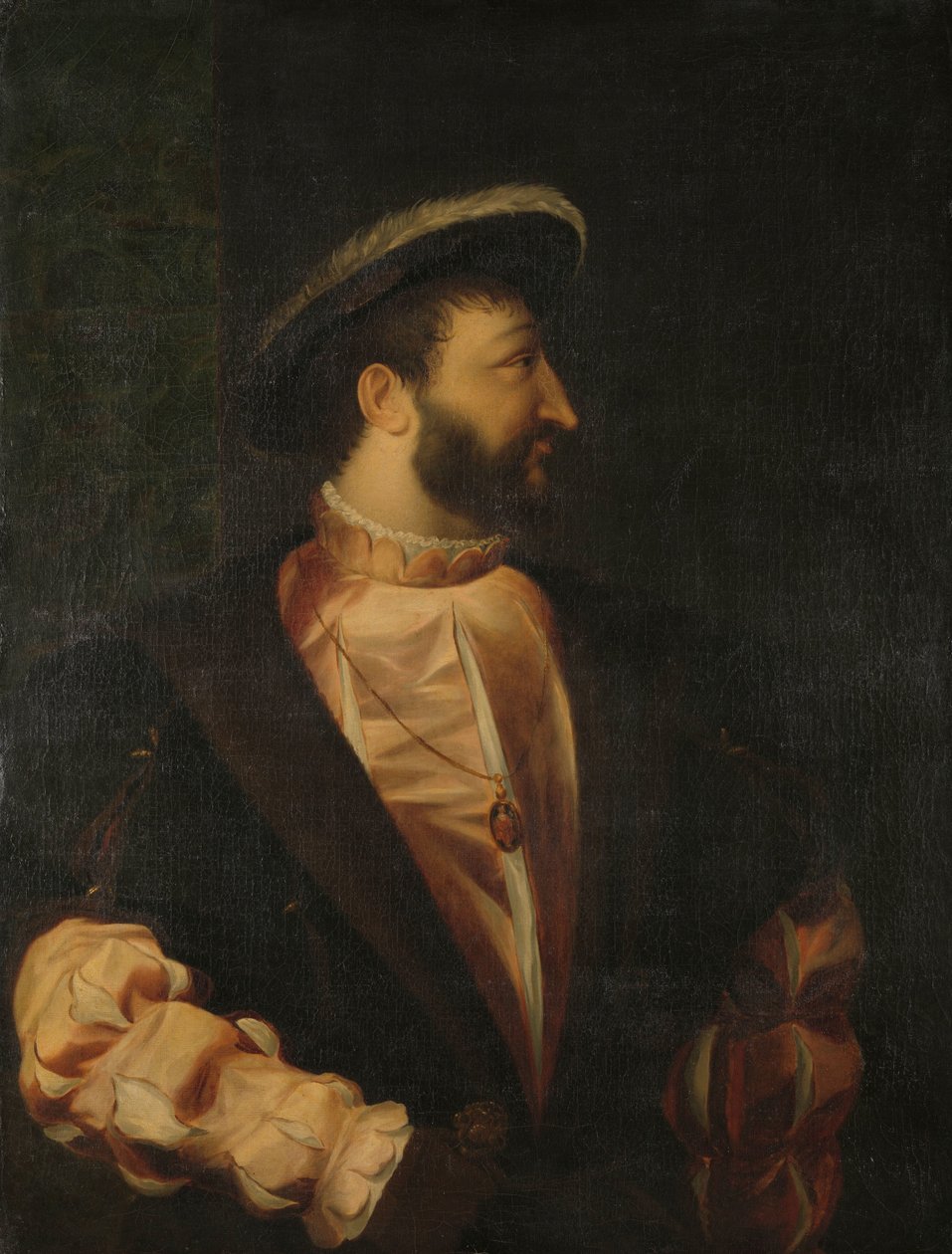 Franciszek I (1494-1547), król Francji autorstwa Titiaan (copy after)