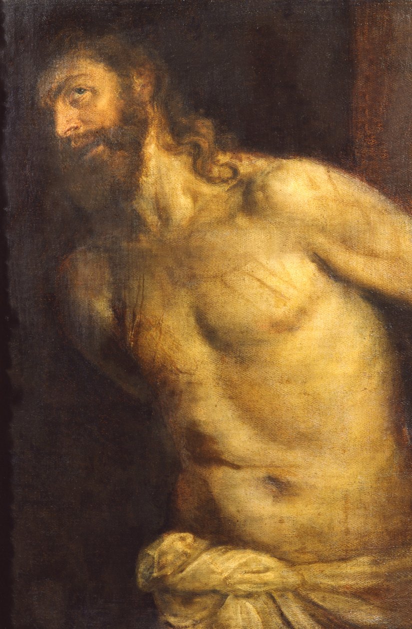 Chrystus biczowany, ok. 1560 autorstwa Tiziano Vecelli