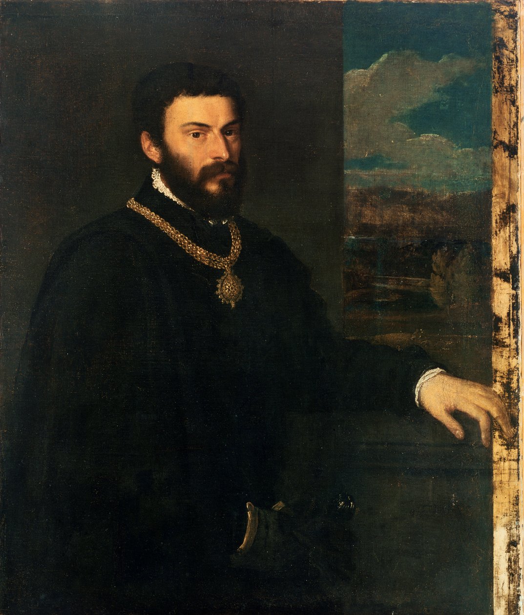 Portret hrabiego Antonio Porcia autorstwa Tiziano Vecelli