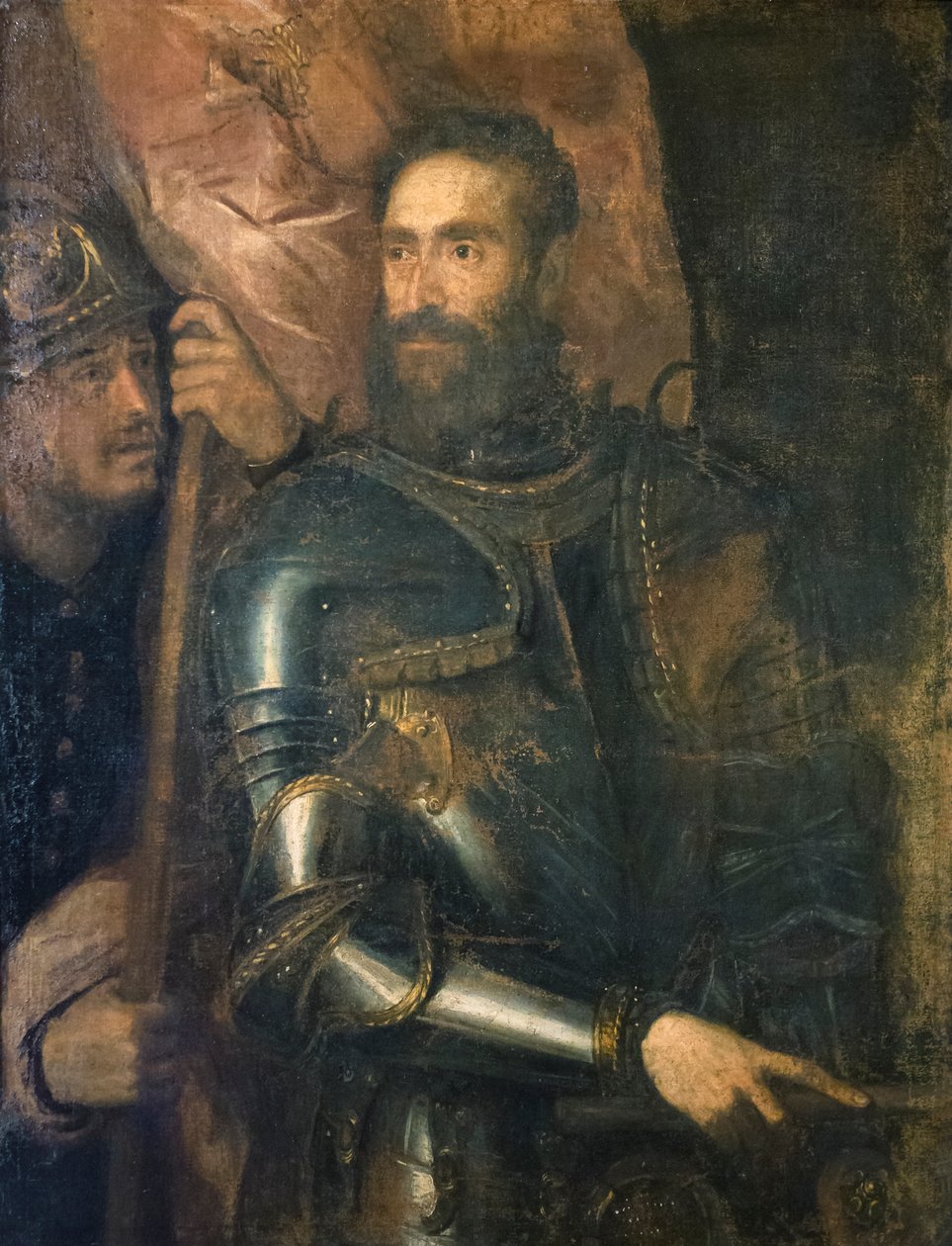 Retrato de Pier Luigi Farnesepolish autorstwa Titian (c.1488 1576)